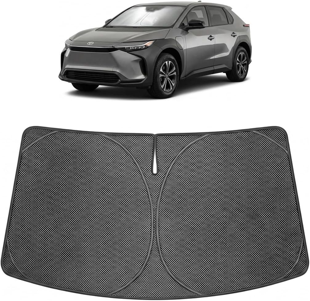 2023-2026 Toyota bZ4X Ice Crystal Windshield Sunshade - Custom Fit Front Windshield Sun Shade