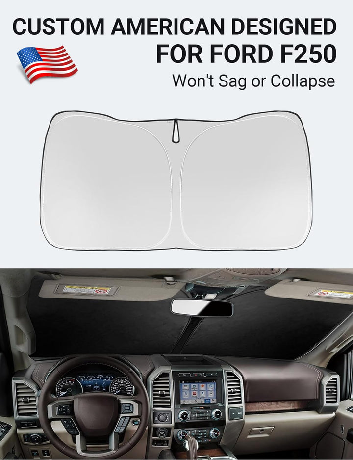 2017-2025 Ford F-250 Windshield Sunshade