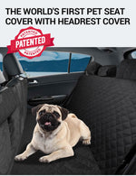 Proadsy 2025 Upgrade Dog Car Seat Cover Custom Fit 2016-2024 2025 Toyota Tacoma Back Seat Extender Waterproof Scratch Proof Durable Black Protector Pet Hammock