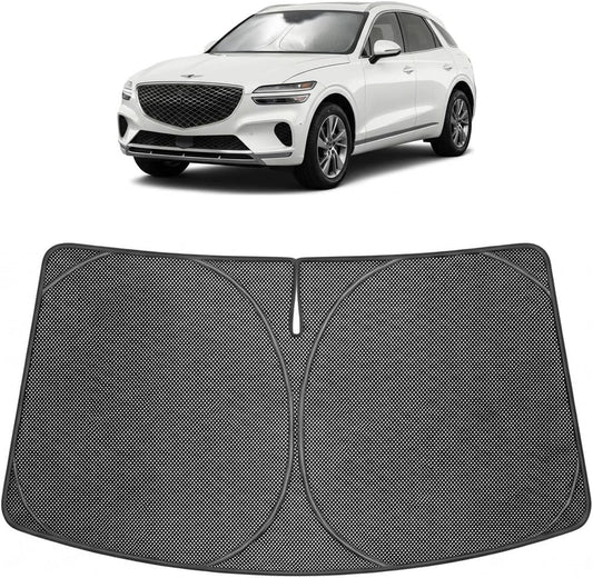 2022-2026 Genesis GV70 Ice Crystal Windshield Sunshade - Custom Fit Front Windshield Sun Shade