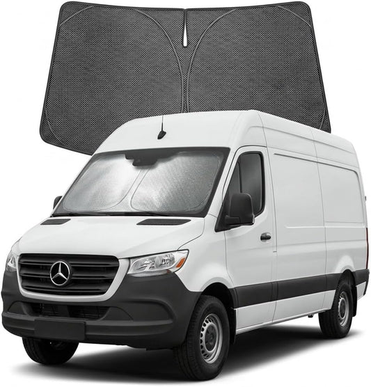 2007-2026 Mercedes-Benz Sprinter Ice Crystal Windshield Sunshade - Custom Fit Front Windshield Sun Shade