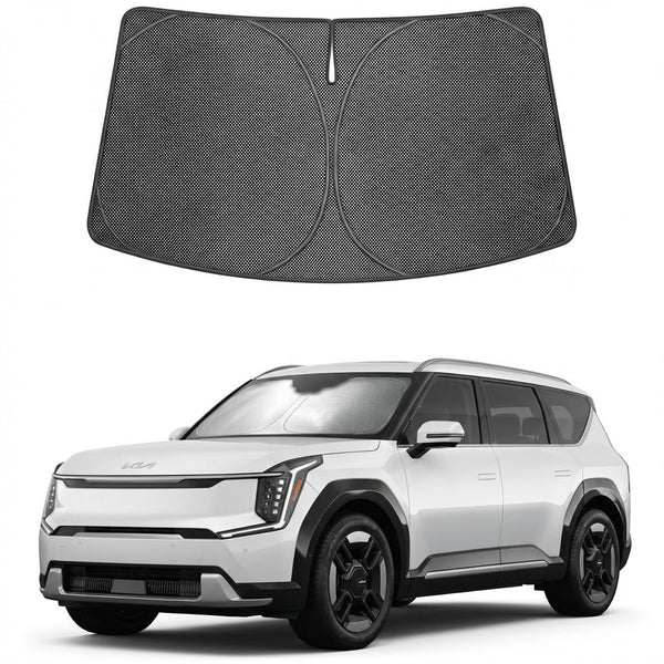 Proadsy Windshield Sun Shade Custom Fit Honda Prologue 2024-2026 Ice Crystal Black Front Window Sunshade UV and Heat Blocker Foldable Visor Keeps Car Cooler for Summer Parking and Daily Use