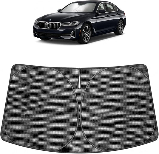 2024-2026 BMW 5-Series Ice Crystal Windshield Sunshade - Custom Fit Front Windshield Sun Shade