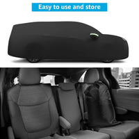 2020-2025 Toyota Sienna custom-fit car cover - mirror pocket detail