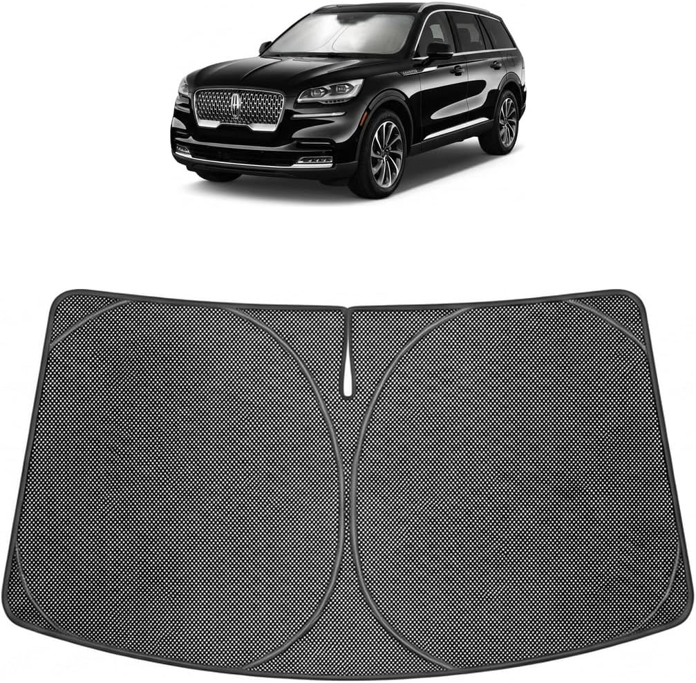2020-2026 Lincoln Aviator Ice Crystal Windshield Sunshade - Custom Fit Front Windshield Sun Shade