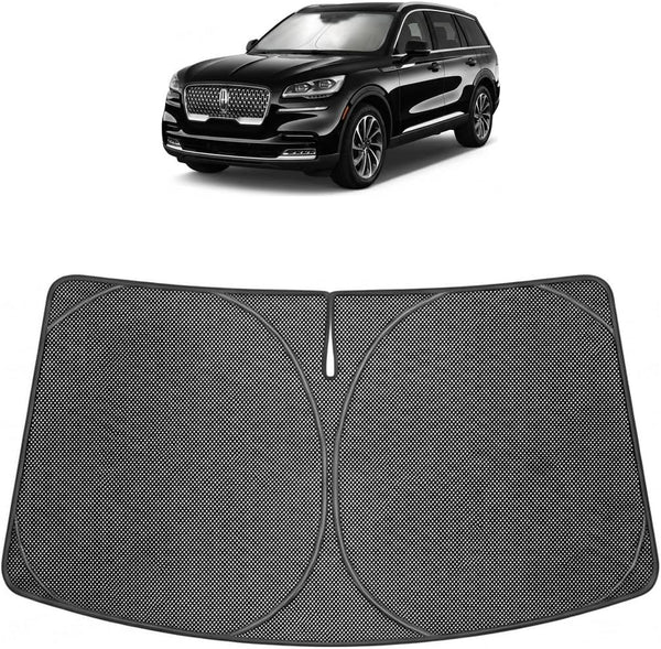 2020-2026 Lincoln Aviator Ice Crystal Windshield Sunshade - Custom Fit Front Windshield Sun Shade