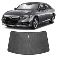 Proadsy Windshield Sun Shade Custom Fit Honda Accord 2023-2026 Ice Crystal Black Front Window Sunshade UV and Heat Blocker Foldable Visor Keeps Car Cooler for Summer Parking and Daily Use