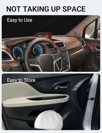 2018-2022 Buick Encore windshield sunshade detail view 9, custom fit front window sun shade