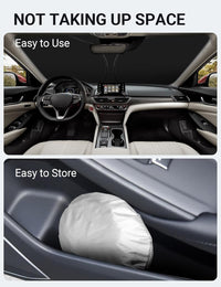 Proadsy 2026 Upgrade Front Windshield Sun Shade Foldable Sunshade Protector Custom Fit 2018-2025 Accord(Not for 2022 Sport) Sedan, LX, EX, EX-L, Touring Accessories