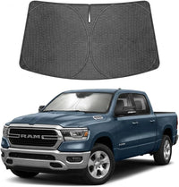 2019-2026 Ram 1500 Ice Crystal Windshield Sunshade - Custom Fit Front Windshield Sun Shade