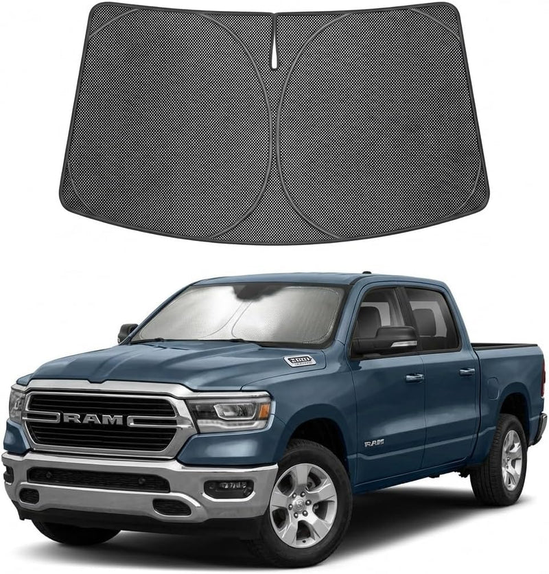 2019-2026 Ram 1500 Ice Crystal Windshield Sunshade