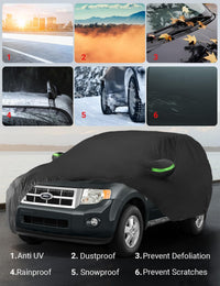 Ford Escape custom-fit all-weather car cover - storage view