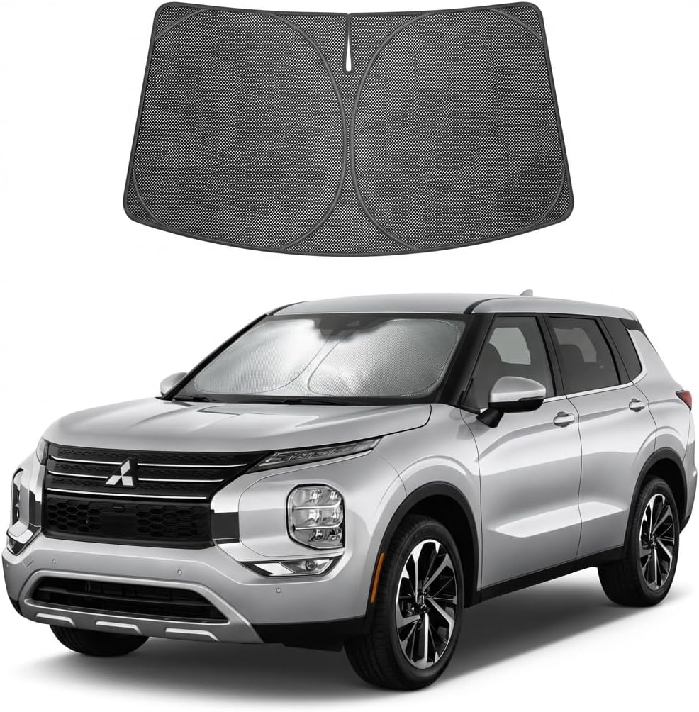 2022-2026 Mitsubishi Outlander Ice Crystal Windshield Sunshade - Custom Fit Front Windshield Sun Shade
