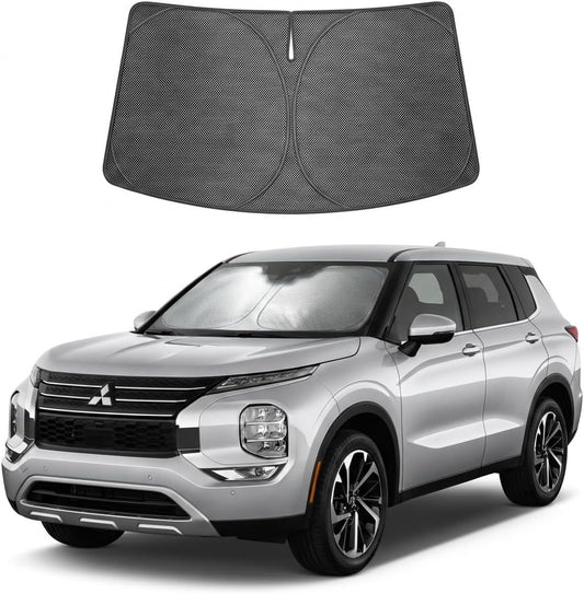 2022-2026 Mitsubishi Outlander Ice Crystal Windshield Sunshade - Custom Fit Front Windshield Sun Shade