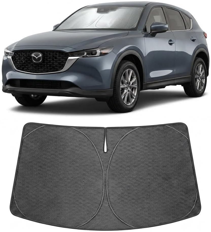 2017-2026 Mazda CX-5 Ice Crystal Windshield Sunshade - Custom Fit Front Windshield Sun Shade
