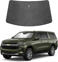 2021-2026 Chevrolet Suburban Ice Crystal Windshield Sunshade - Custom Fit Front Windshield Sun Shade