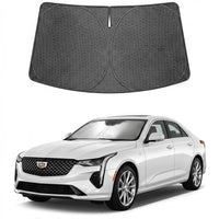 Proadsy Windshield Sun Shade Custom Fit BMW i4 2022-2026 Ice Crystal Black Front Window Sunshade UV and Heat Blocker Foldable Visor Keeps Car Cooler for Summer Parking and Daily Use