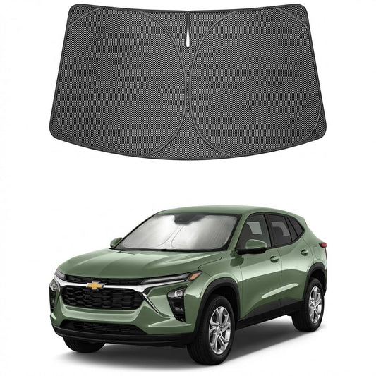Proadsy Windshield Sun Shade Custom Fit Mercedes-Benz GLC 2023-2026 Ice Crystal Black Front Window Sunshade UV and Heat Blocker Foldable Visor Keeps Car Cooler for Summer Parking and Daily Use