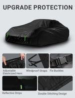 Proadsy Car Cover for Porsche 911 Carrera (991/992/996/997 Series) 1998-2025 2026, Windproof All Weather Waterproof Sun Rain UV Dust Snow Protection Full Outdoor Indoor Exterior Car Covers