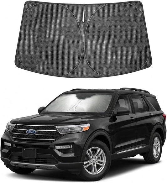 2020-2026 Ford Explorer Ice Crystal Windshield Sunshade - Custom Fit Front Windshield Sun Shade