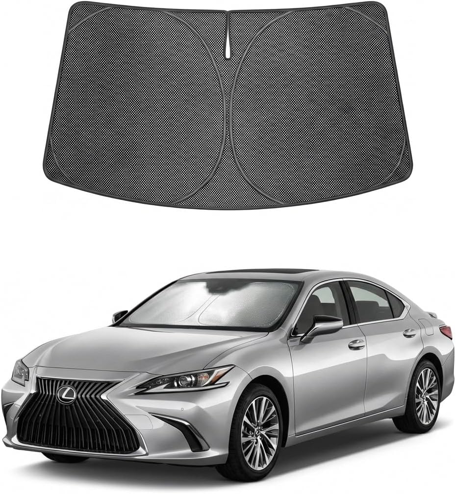 2019-2025 Lexus ES Ice Crystal Windshield Sunshade - Custom Fit Front Windshield Sun Shade