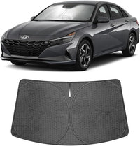 2021-2026 Hyundai Elantra Ice Crystal Windshield Sunshade - Custom Fit Front Windshield Sun Shade