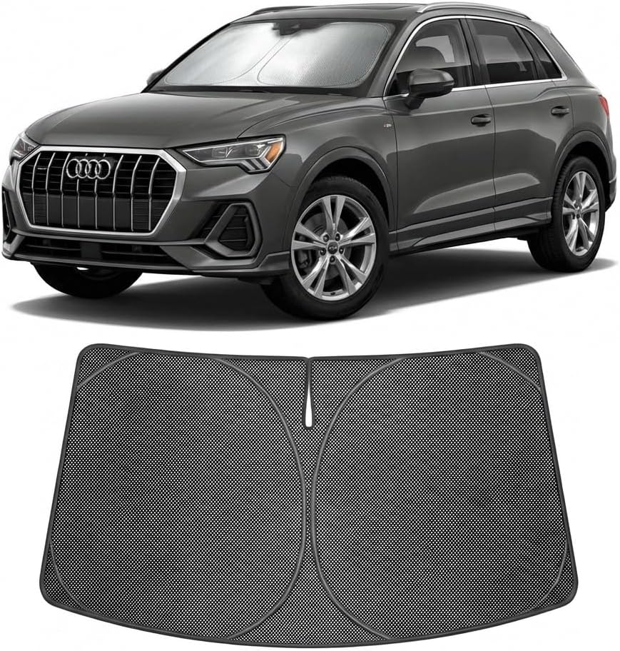 2019-2026 Audi Q3 Ice Crystal Windshield Sunshade - Custom Fit Front Windshield Sun Shade