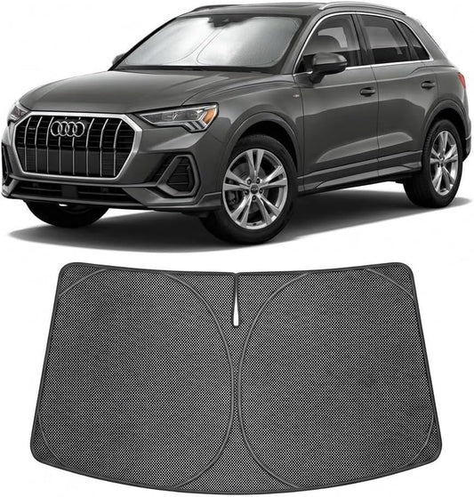 2019-2026 Audi Q3 Ice Crystal Windshield Sunshade - Custom Fit Front Windshield Sun Shade