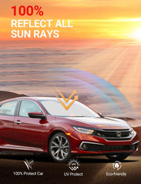 2016-2022 Honda Civic custom-fit sunshade - edge-to-edge fit