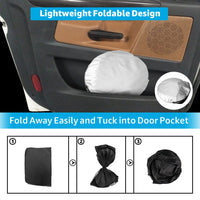 2018-2025 Freightliner Cascadia custom-fit side window shades - gasket edge fit