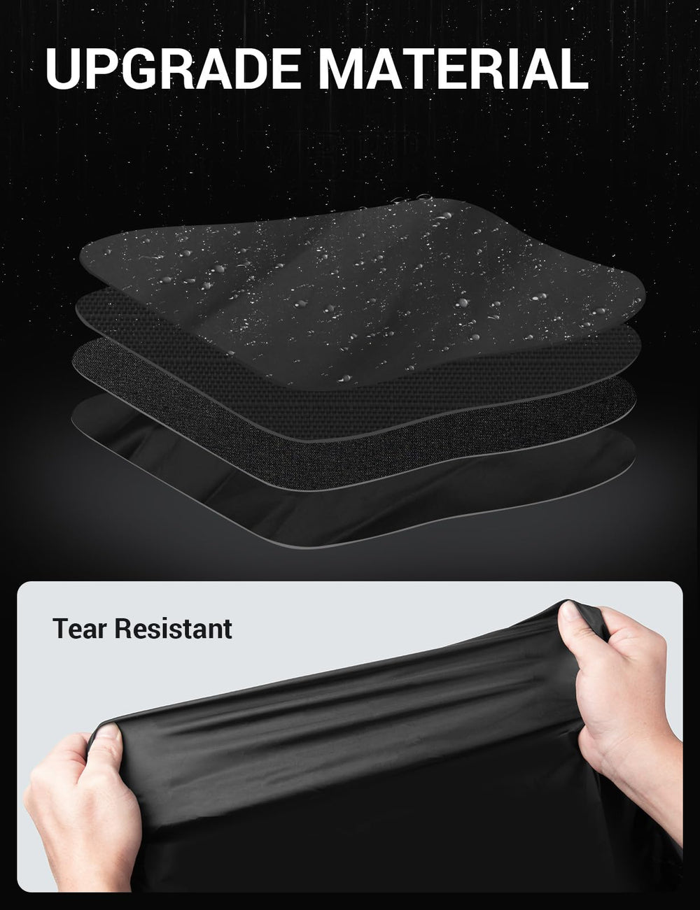 Proadsy 2025 Upgrade Car Cover Compatible with Ford Bronco 4 Door 2021-2024 2025 Windproof All Weather Waterproof Sun Rain UV Dust Snow Protection Outdoor Covers