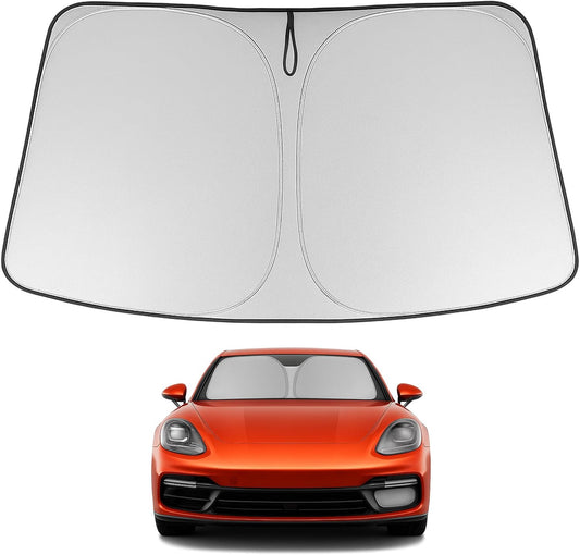 2017-2026 Porsche Panamera Windshield Sunshade - Custom Fit Front Windshield Sun Shade
