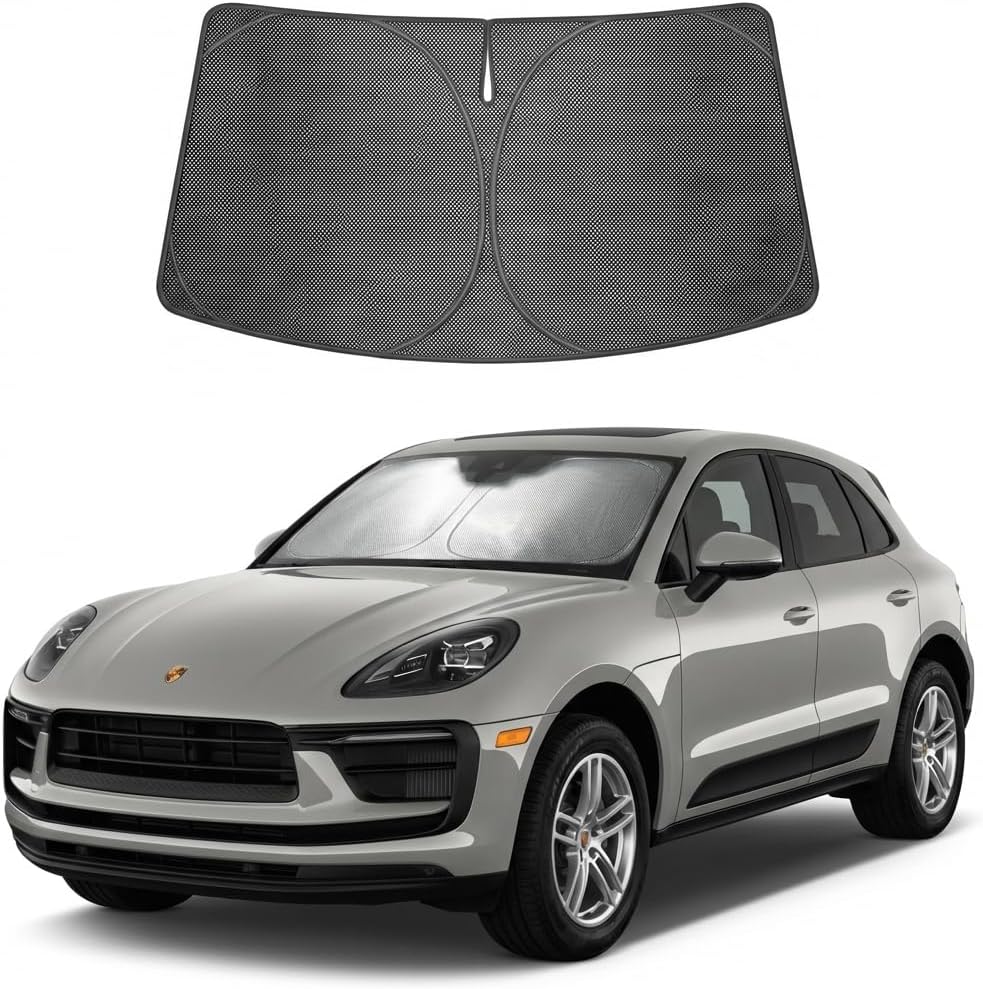 2014-2026 Porsche Macan Ice Crystal Windshield Sunshade - Custom Fit Front Windshield Sun Shade