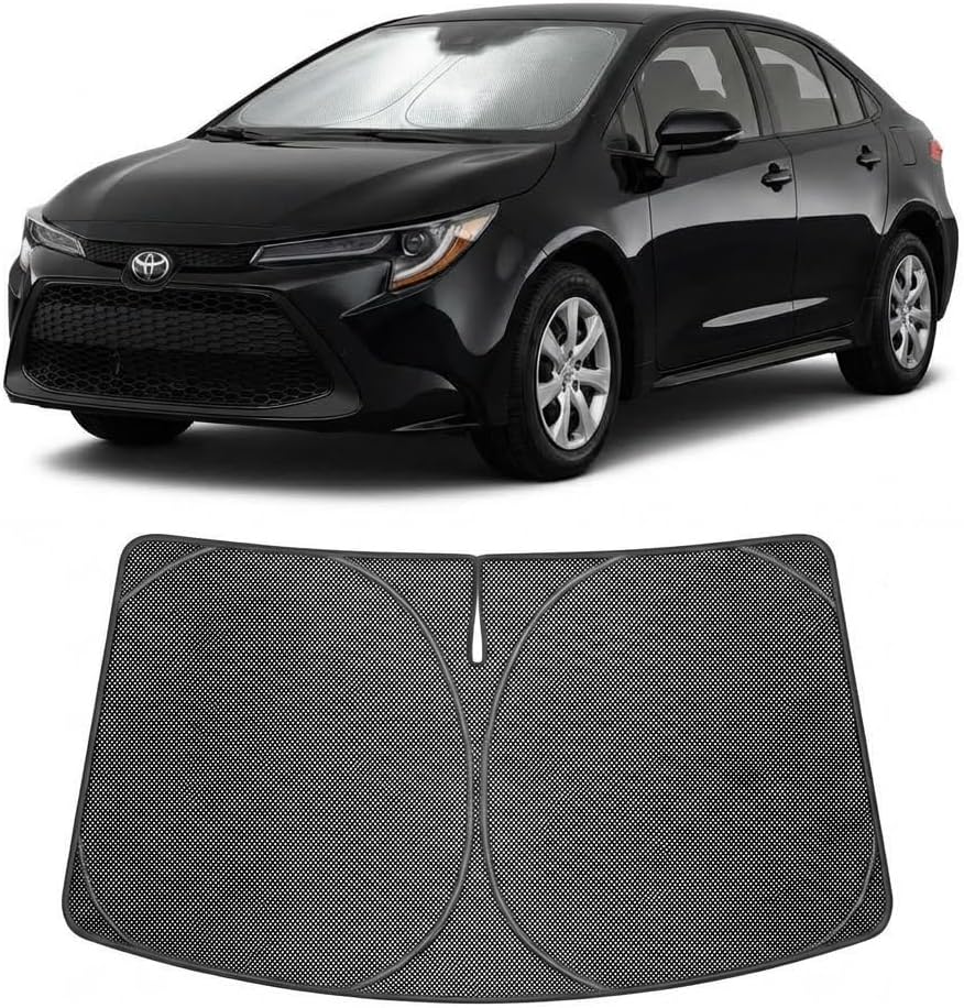 2019-2026 Toyota Corolla Ice Crystal Windshield Sunshade - Custom Fit Front Windshield Sun Shade