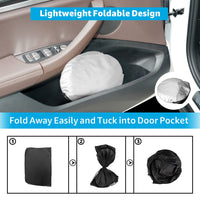 Front Windshield Sun Shade Foldable Sunshade Protector Custom Fit 2023 2022 2021 2020 2019 2018 BMW X3 Base, xDrive28i, xDrive35i, M Sport SUV Accessories 2022 Upgrade (New)