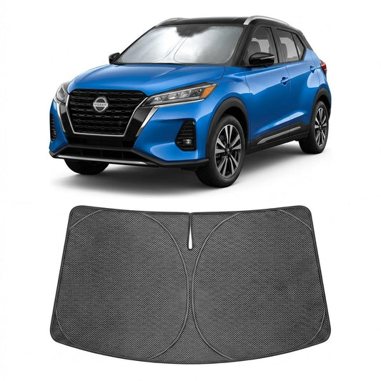Proadsy Windshield Sun Shade Custom Fit K4 2025-2026 Ice Crystal Black Front Window Sunshade UV and Heat Blocker Foldable Visor Keeps Car Cooler for Summer Parking and Daily Use