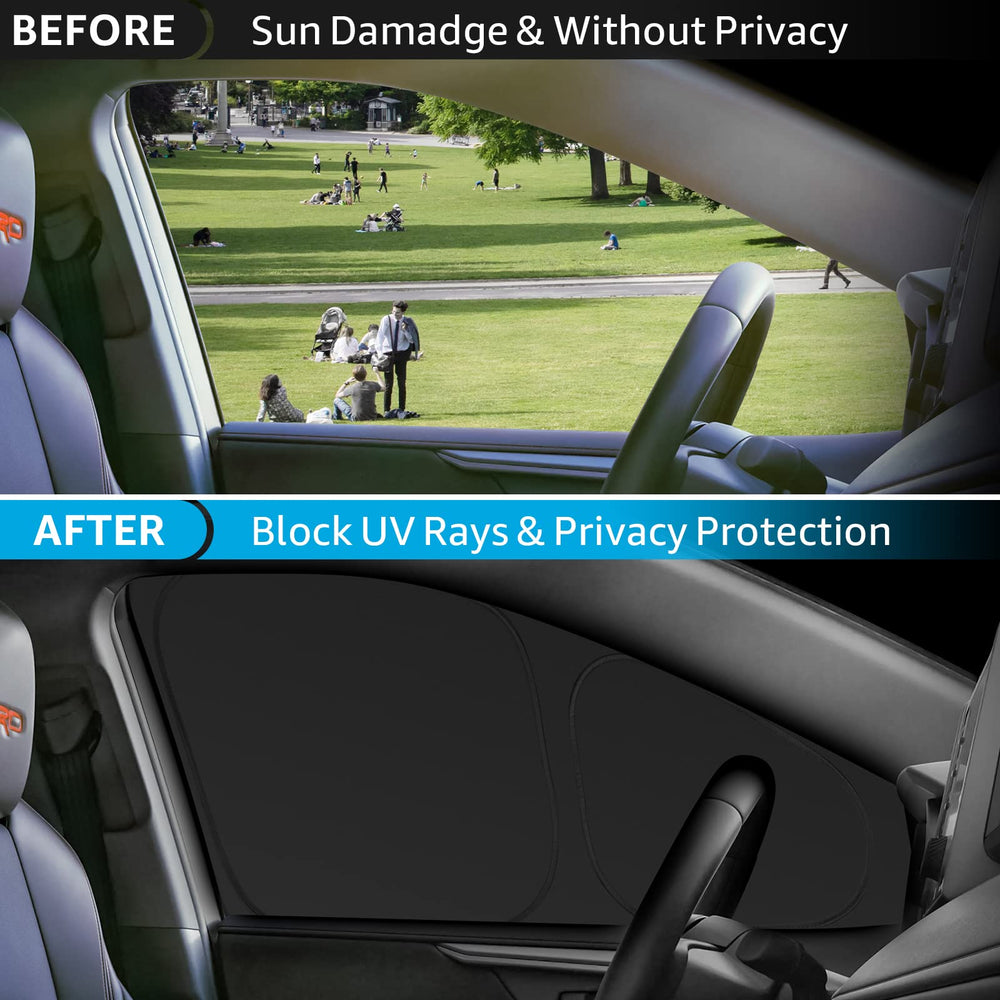 Proadsy 2025 Upgrade Window Shades for Rav4 2019-2024 2025 Side Windows Rear Windshield Triangular Window Sunshade for Baby/Camping Sun UV Rays and Privacy Protection Set of 7