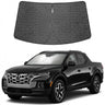 Proadsy Windshield Sun Shade Custom Fit Hyundai Santa Cruz 2022-2026 Ice Crystal Black Front Window Sunshade UV and Heat Blocker Foldable Visor Keeps Car Cooler for Summer Parking and Daily Use