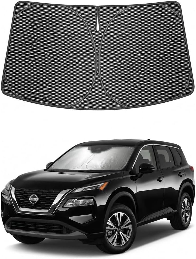 2021-2026 Nissan Rogue Ice Crystal Windshield Sunshade - Custom Fit Front Windshield Sun Shade