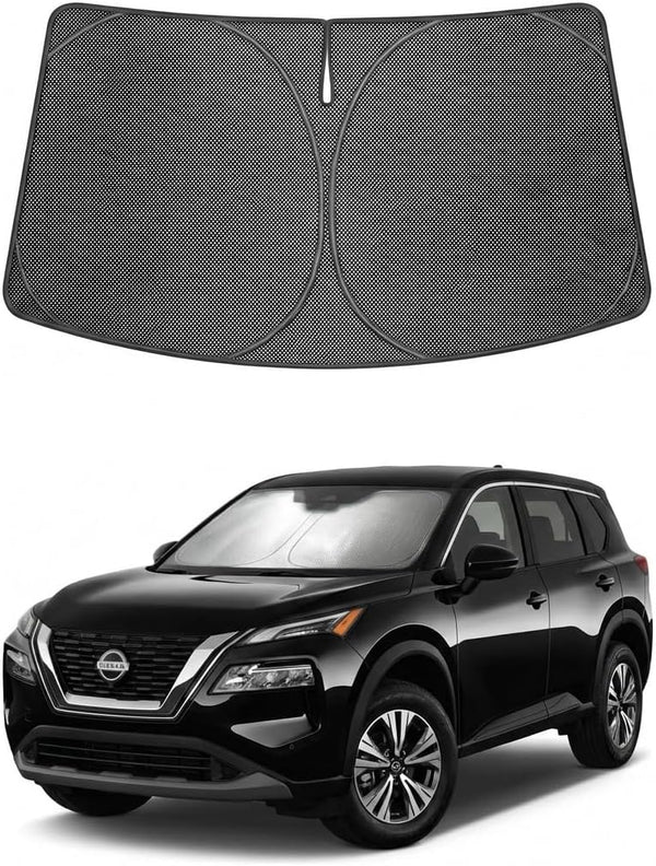 2021-2026 Nissan Rogue Ice Crystal Windshield Sunshade - Custom Fit Front Windshield Sun Shade