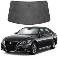 Proadsy Windshield Sun Shade Custom Fit Toyota Crown 2023-2026 Ice Crystal Black Front Window Sunshade UV and Heat Blocker Foldable Visor Keeps Car Cooler for Summer Parking and Daily Use