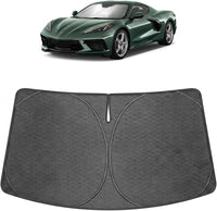 2020-2026 Chevrolet Corvette Ice Crystal Windshield Sunshade - Custom Fit Front Windshield Sun Shade