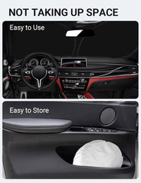 2014-2018 BMW X5 windshield sunshade detail view 9, custom fit front window sun shade