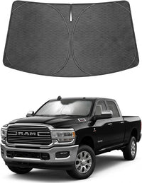 2010-2026 Dodge RAM 2500 3500 Ice Crystal Windshield Sunshade - Custom Fit Front Windshield Sun Shade