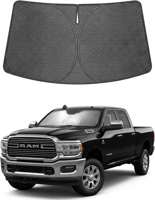 2010-2026 Dodge RAM 2500 3500 Ice Crystal Windshield Sunshade - Custom Fit Front Windshield Sun Shade