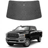 Proadsy Windshield Sun Shade Custom Fit Dodge RAM 2500 3500 2010-2026 Ice Crystal Black Front Window Sunshade UV and Heat Blocker Foldable Visor Keeps Car Cooler for Summer Parking and Daily Use