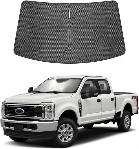 2017-2026 Ford F-250 Ice Crystal Windshield Sunshade