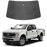 Proadsy Windshield Sun Shade Custom Fit Ford F-250 2017-2026 Ice Crystal Black Front Window Sunshade UV and Heat Blocker Foldable Visor Keeps Car Cooler for Summer Parking and Daily Use