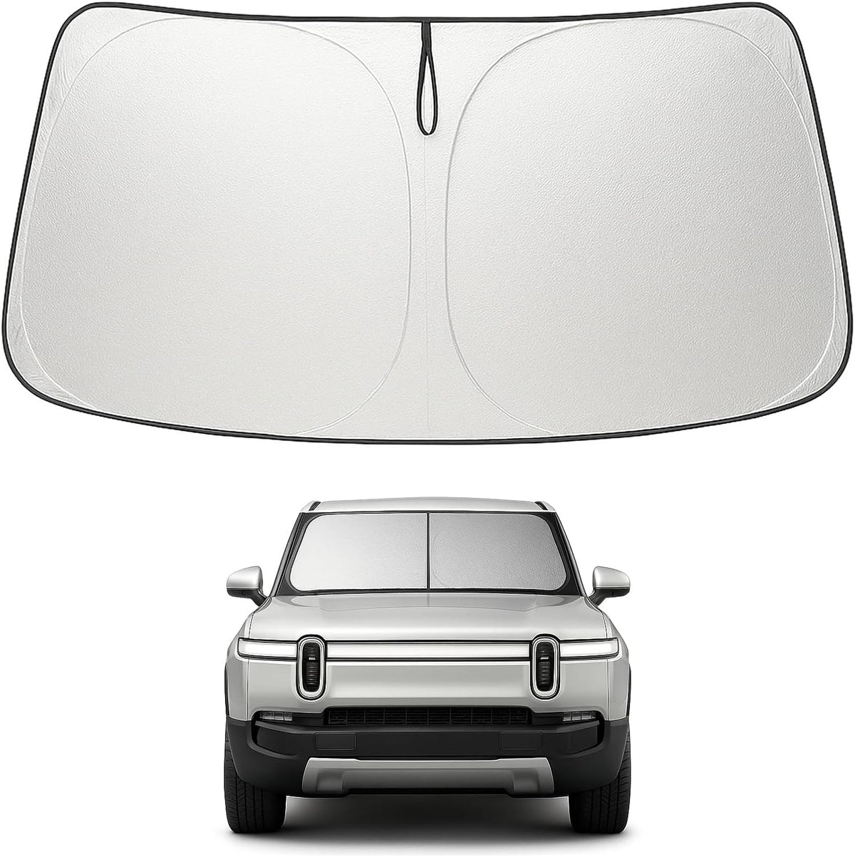 2013-2018 Hyundai Santa Fe Windshield Sunshade - Custom Fit Front Windshield Sun Shade