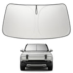 Proadsy 2026 Upgrade Windshield Sun Shade Custom Fit Kia Soul 2020-2025 2026 4-Layer Foldable Front Sunshade Protector Sun Visor Blocks UV Rays Keep Car Cooler